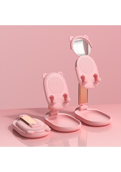 Telefon Tutucu Güzellik Ayna Pembe (Yurt Dışından) fırsatları