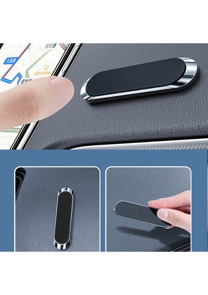 2 Adet Araba Telefon Tutucusu Renk: S17 Gümüş Siyah (Yurt Dışından)