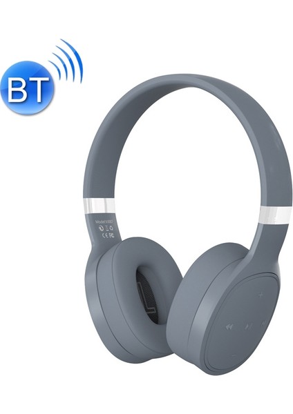 Yue Store VJ087 Katlanır Wireses Bluetooth Kulaklık Gri (Yurt Dışından)