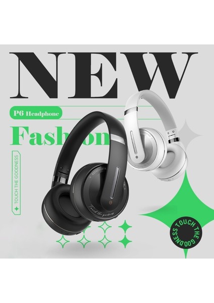 Yue Store P6 Bluetooth Wiress Stereo Kulaklık Siyahı (Yurt Dışından)