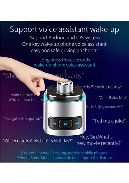 BC42 Bluetooth 5.0 Araba Mp3 Çalar (Yurt Dışından)