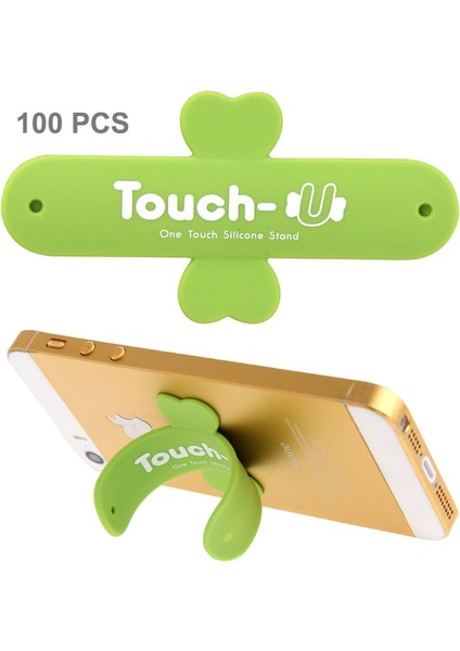100 Pc Touch-U Silikon Telefon Tutucu Yeşil (Yurt Dışından) fiyatları