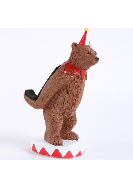 KW-0117 Bear Shape Cep Telefon Tutucu Braketi Kahverengi (Yurt Dışından) fırsatları