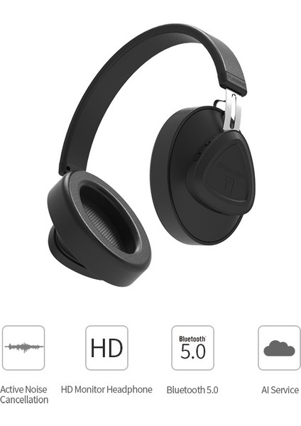 Bluedio Tms Bluetooth Kulaklık Siyahı (Yurt Dışından)