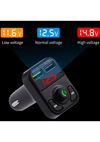 X3 Kablosuz 5.0 Hands Araç Kiti Fm Kablosuz Ses Alıcısı (Yurt Dışından) fırsatları