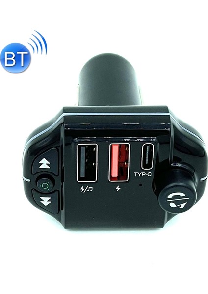 Yue Store A10 Car Atmosphere Light Fm Bluetooth Transmitter (Yurt Dışından)