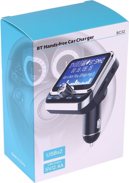 BC32 Çift USB Şarj Bluetooth Fm Verici (Yurt Dışından)