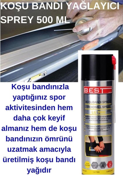 Büyük Boy 500ML Koşu Bandı Yağlayıcı Sprey