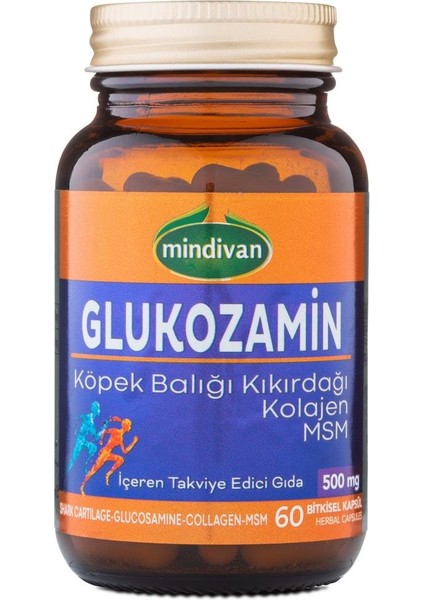 Glukozamin Köpek Balığı Kalojen Msm 60 Kapsül 500 Mg