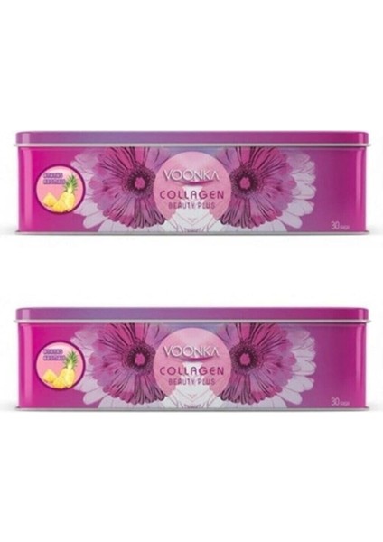 Collagen Beauty Plus Ananas Aromalı 30 Şase X 2 Adet