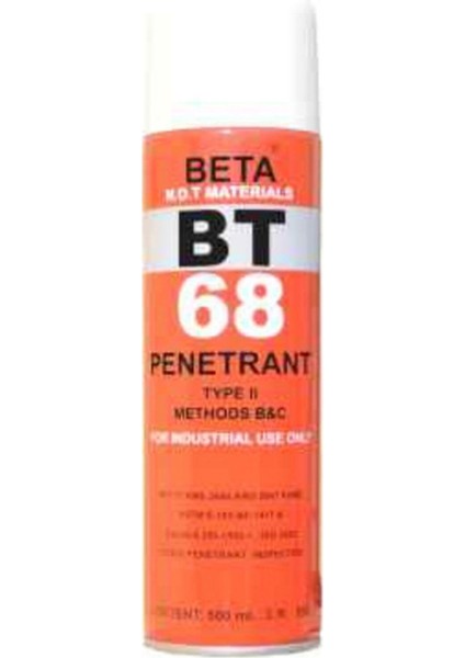 Bt-68 Penetrant Sprey (Kontrast Kırmızı) Beta