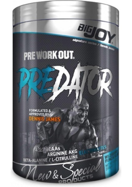 Predator Pre-Workout Orman Meyve Aromalı 510g Preworkout Güç Ve Performans Aminoasit fiyatları