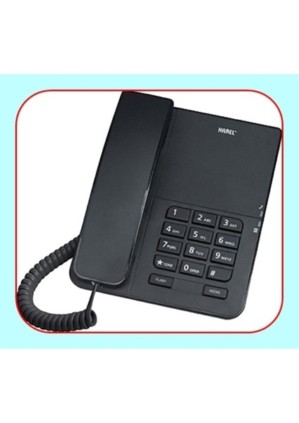 Tm140 Analog Kablolu Telefon Siyah
