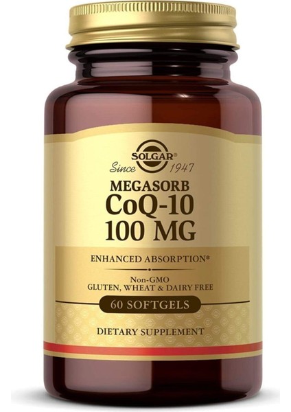 Coenzyme Q-10 100 Mg 60 Softjel