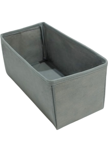 Gri Çekmece Içi Düzenleyici Organizer - Çok Amaçlı Dolap Içi Kutu ( 28*13*13 )