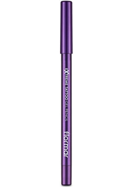 Suya Dayanıklı Jel Göz Kalemi (Mor) - Extreme Tattoo Gel Pencil - 011 - 8682536041188