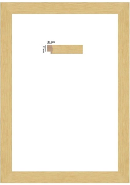 A3 Çerçeve 1. Sınıf 22MM(RENK:NATUREL)