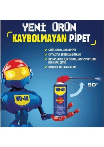 Wd 40 350 ml Pas Sökücü Yağlayıcı Çok Amaçlı 350 ml Akıllı Smart