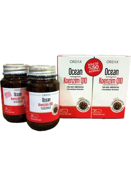 Ocean Koenzim Q10 Ikincisi 30+30 Kapsül