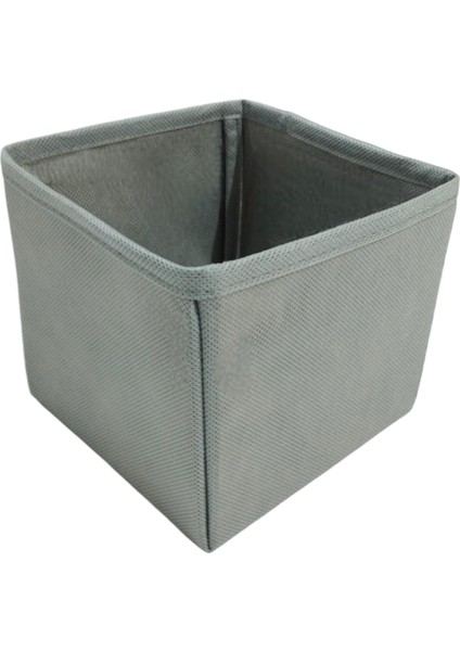 Gri Çekmece Içi Düzenleyici Organizer - Çok Amaçlı Dolap Içi Kutu ( 13*13*13 )