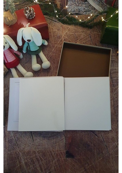 Aledo 20 Yaprak (40 Sayfa) Kutulu Koton Desenli Manyetik Yapıştırmalı Delü x Albüm indirimleri