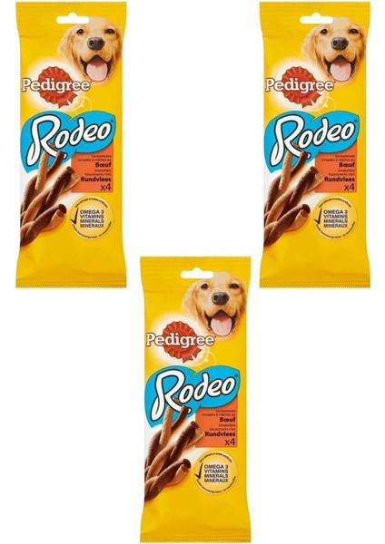 Rodeo Sığır Etli Vitaminli Ödül Maması ( 70 gr ) ( 3ADET )