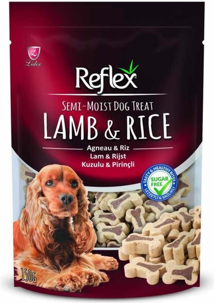 Semi Moist Kuzu Pirinçli Köpek Ödül Maması 150 gr.