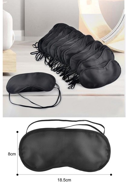 Uyku Maskesi Işık Önleyici Yumuşak Göz Bandı 1 Adet Seyahat İçin Uygun
