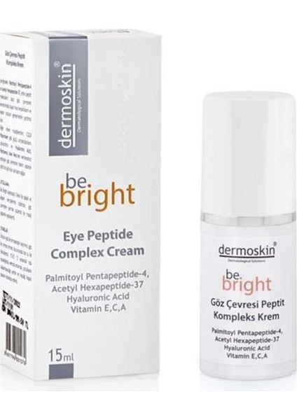 Dermoskın - Be Bright Göz Çevresi Peptit Kompleks Krem 15 ml