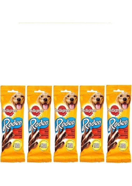 Rodeo Sığırlı Köpek Ödülü 70 gr 5 Adet
