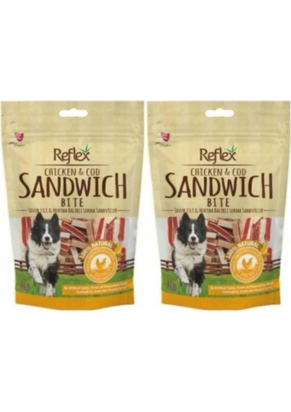 Tavuklu Balıklı Çubuk Köpek Kuru Et Ödülü 80 gr x 2 Adet