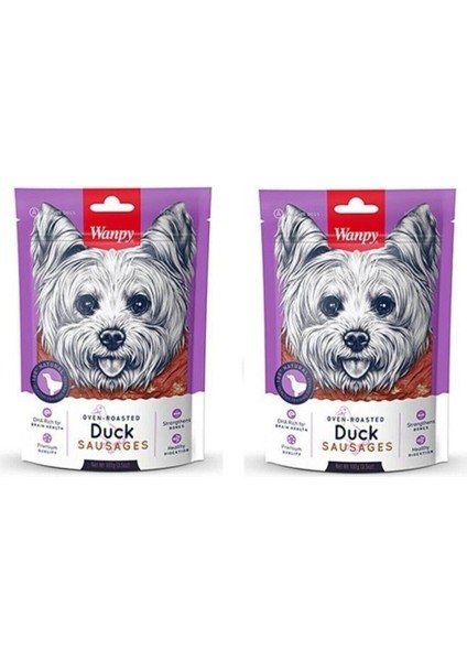 Köpek Ödülü Ördek Etli Sosis 100 gr. x 2 Adet Wanpy