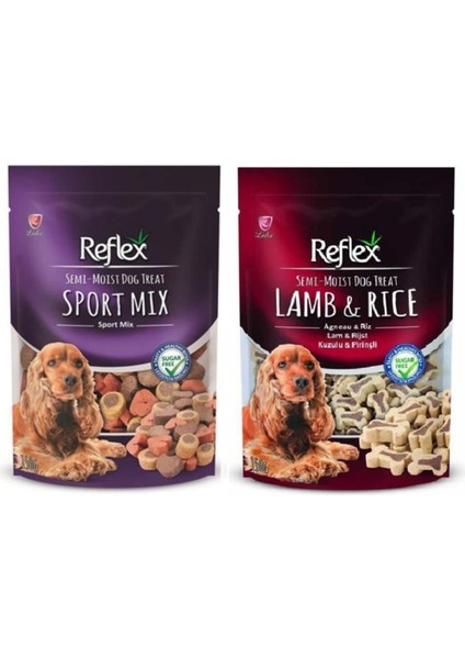 Semi Sport Mix ve Kuzulu Pirinçli Köpek Ödül 150 gr