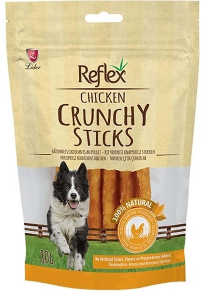 80 gr Tavuklu Çıtır Çubuklar Köpek Ödül Maması