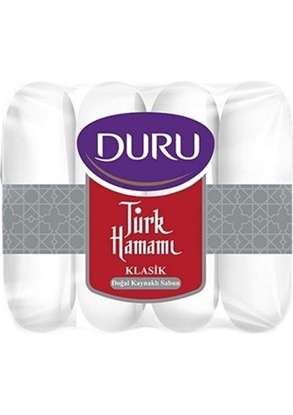 Türk Hamamı Klasik Doğal Kaynaklı 8 Adet Sabun 4x50gr X 2 Paket fiyatları