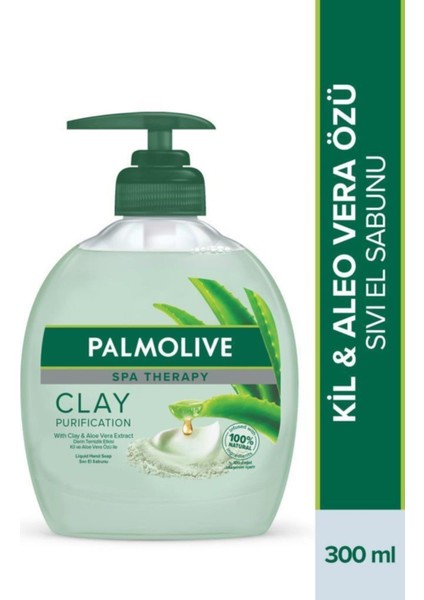 Spa Therapy Clay Purification Kil Ve Aloe Vera Özü Sıvı El Sabunu 300 Ml