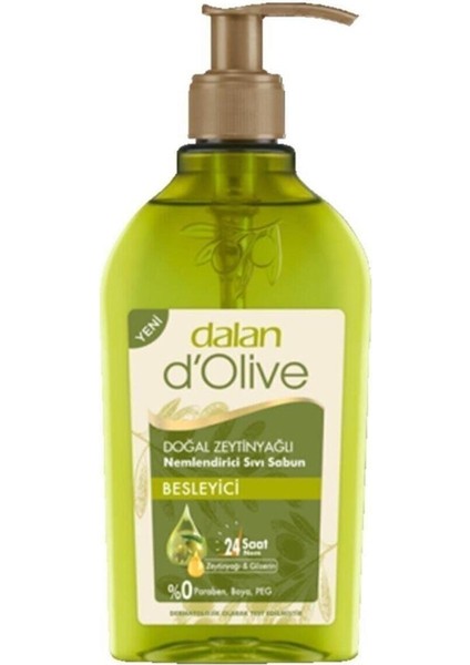 D'olive Zeytinyağlı Besleyici Sıvı Sabun 400 Ml