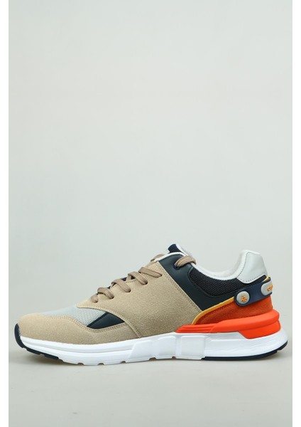 Coolest Memory Foam Bej Erkek Sneaker Ayakkabı 490 256003-M