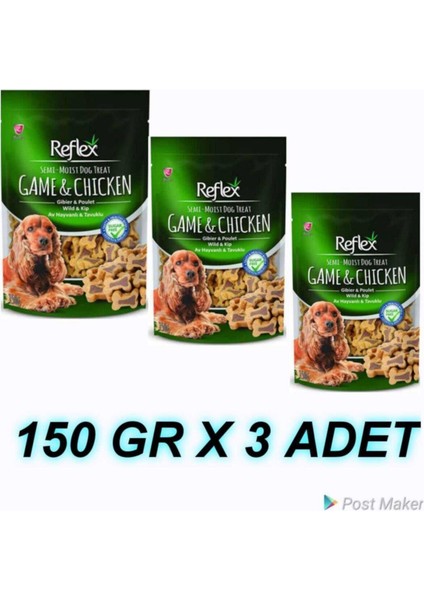 Reflex Semı-Moıst Av Hayvanlı & Tavuklu 150 gr 3 Adet 150 gr Av Hayvanlı & Tavuklu