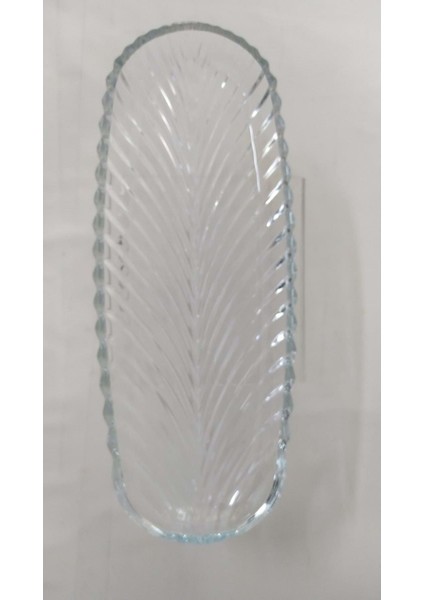 Cam Sunum Tabak Santa 32 cm Balık Sırtı PL1110 fiyatları