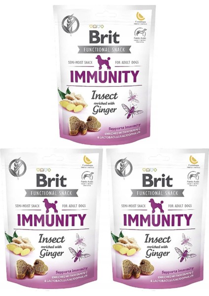 Care Dogr Functional Snack Immunity Insect 3 x 150gr