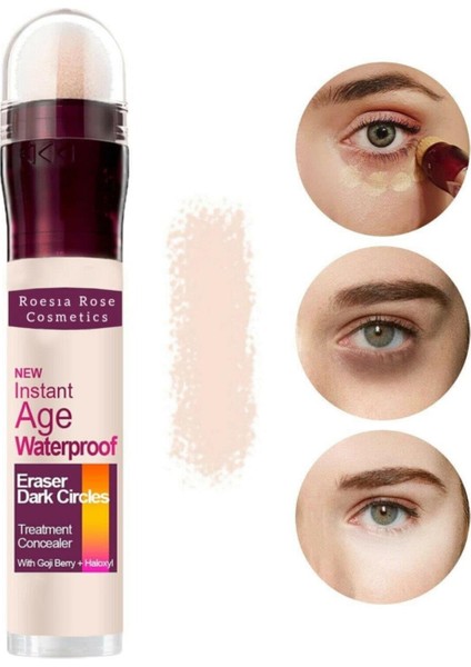 Roesıa Rose Cosmetics Rose Waterproof Göz Altı Kapatıcı Açık Ton 6 Ml