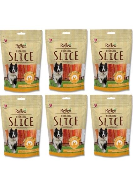 Kurutulmuş Tavuklu Yumuşak Dilim Köpek Ödülü 80 gr x 5 Adet