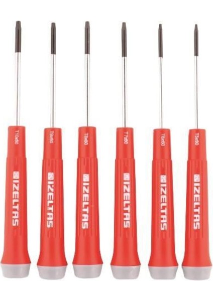 Klemens Torx Uçlu Tornavida Seti 6 Parça