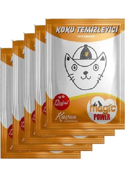 Magic Power Kavun Kokulu Koku Giderici 25GR 5'li Paket