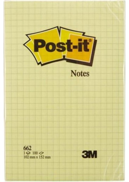 Post-It Not 102X152MM Kareli Sarı 100YP fiyatları