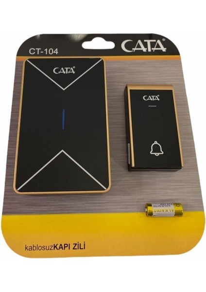 Lüx Model LED Işıklı Uzaktan Kumandalı Zil CT-104