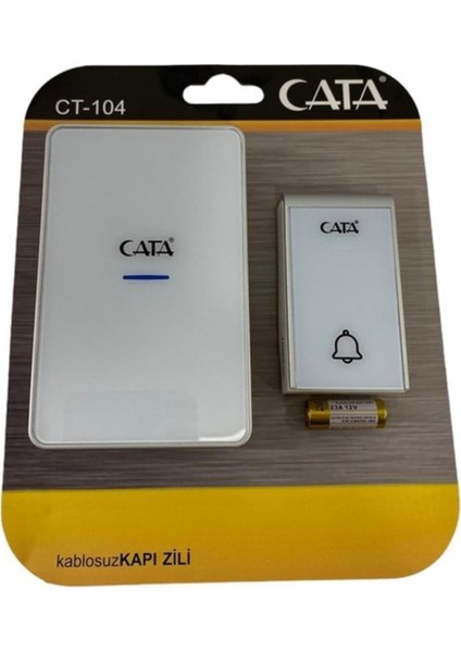 CT-104 Uzaktan Kumandalı Zil ( Lux Model ) Beyaz