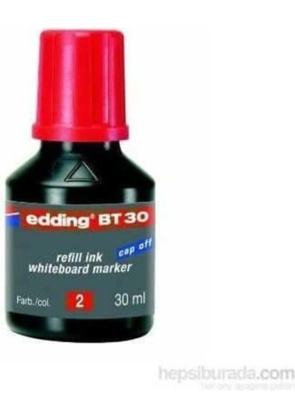 BT30 Tahta Kalemi Mürekkebi Kırmızı