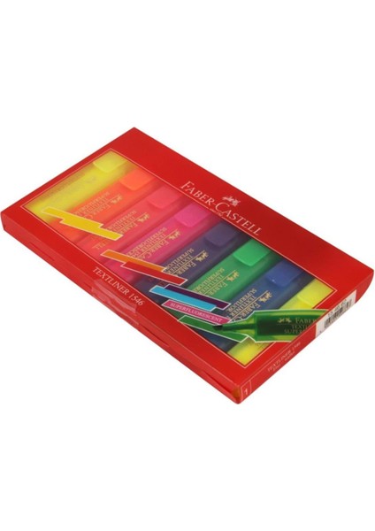 Faber Castell Faber-Castell Fosforlu Kalem 8 Li Set